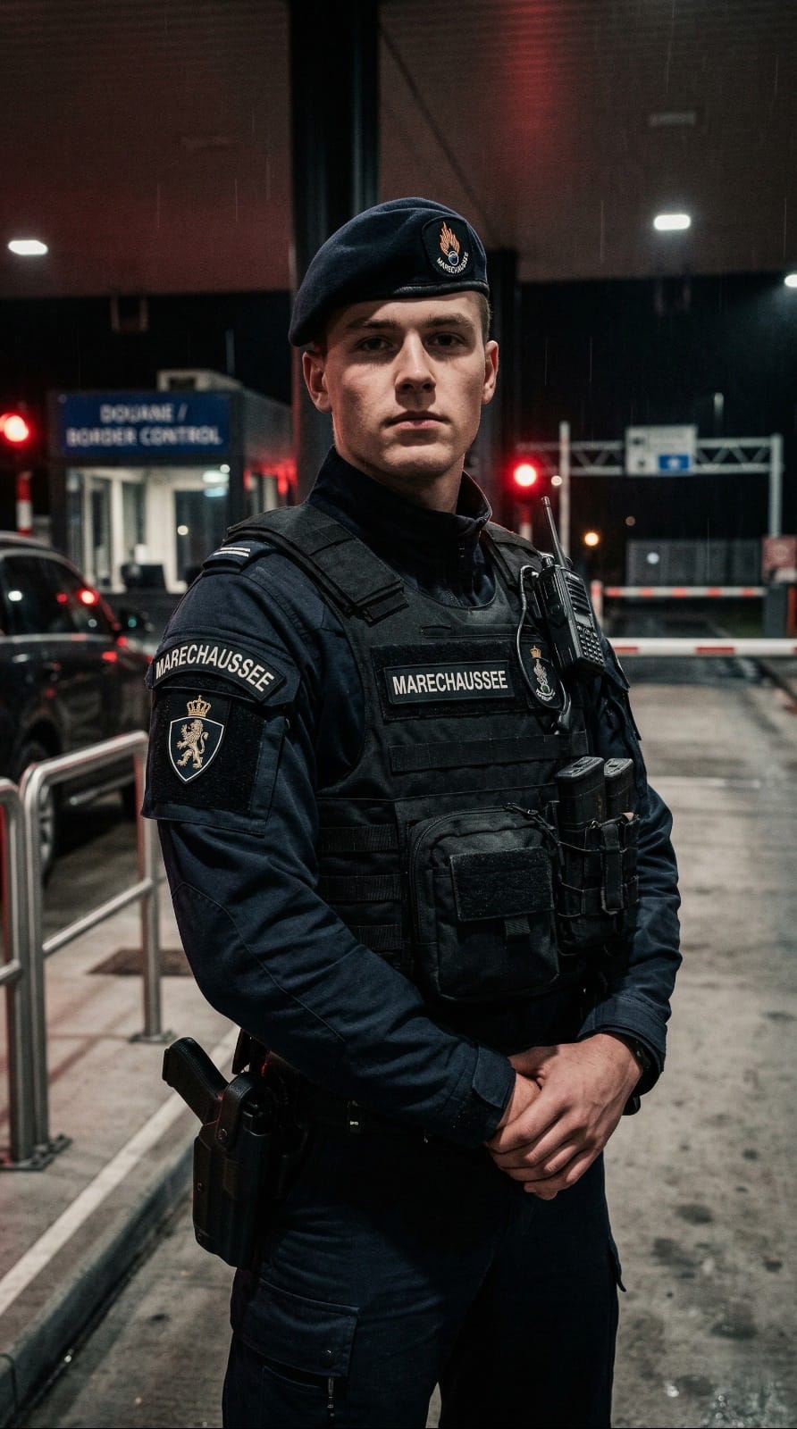 Koninklijke Marechaussee bij grensbewaking